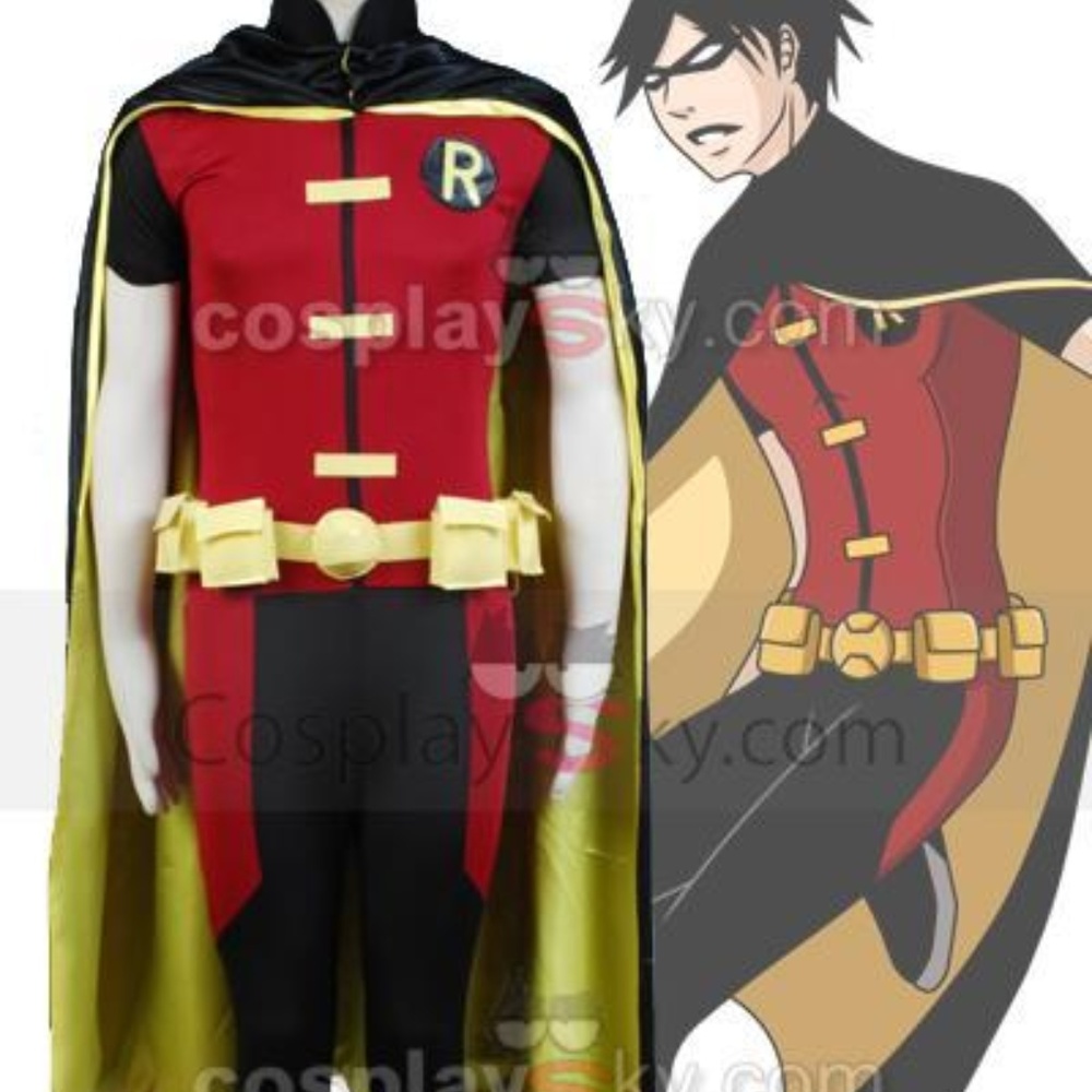 Young Justice Robin Cosplay Costume